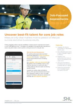 Job-Focused Assessments Flyer