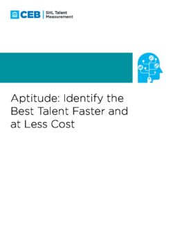 Aptitude: Identify the Best Talent Faster and at Less Cost